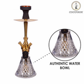 COCOYAYA - Prince 16 Inch Golden Shisha- Izzy
